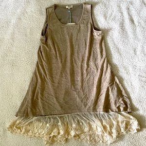 NWT Boutique Lace Tank Top Dress